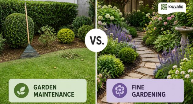 Garden Maintenance vs. Fine Gardening